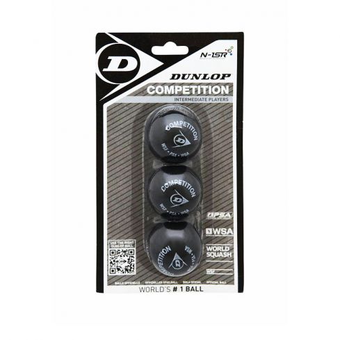 Dunlop squashball Competition 3x blister