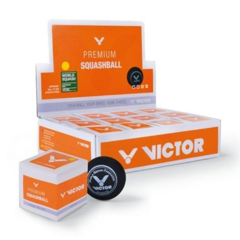 Victor Squashbal Geel 12 Box