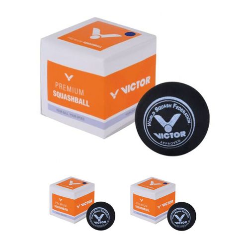Victor Squashbal Blauw 3x